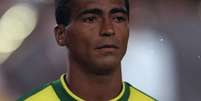 Romário acabou cortado da Seleção Brasileira, por lesão na panturrilha, às vésperas da Copa do Mundo de 1998.  Foto: Getty Images