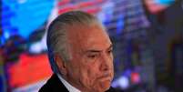 Presidente Michel Temer durante cerimônia em Brasília
15/05/2018 REUTERS/Ueslei Marcelino  Foto: Reuters