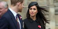 Príncipe Harry e a noiva Meghan Markle em Londres
 25/4/2018    Eddie Mulholland/Divulgação  Foto: Reuters