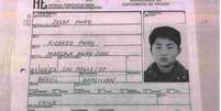 Formulário em nome de Josef Pwag para emissão de passaporte: agência Reuters diz que documento foi usado pelo líder norte-coreano Kim Jong-un para pedir vistos e viajar  Foto: BBC News Brasil