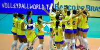 Sele&ccedil;&atilde;o Brasileira feminina de v&ocirc;lei  Foto: Gazeta Press