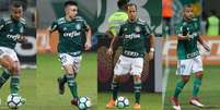 Deyverson, Willian, Guerra e Papagaio jogaram na vaga de Borja - FOTO: Cesar Greco/Palmeiras  Foto: Lance!