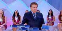 O apresentador Silvio Santos durante o polêmico momento.  Foto: Reprodução de 'Programa Silvio Santos' (2018) / SBT / Estadão