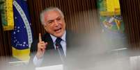 Presidente Michel Temer durante reunião no Palácio do Planalto, em Brasília 12/04/2018 REUTERS/Adriano Machado   Foto: Reuters