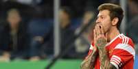 Sem Glushakov, o atacante Fedor Smolov passa a ser a esperança dos russos (Foto: KIRILL KUDRYAVTSEV / AFP)  Foto: Lance!