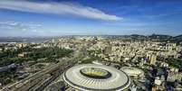 Vista aérea do estádio do Maracanã, em 2015  Foto: marchello74 / iStock