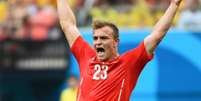 Shaqiri, um dos craques da Suíça, vai defender seu país na Copa do Mundo na Rússia  Foto: Lance!