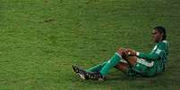 O ex-atacante Nwankwo Kanu em campo pela Nigéria na Copa de 2010  Foto: Jamie McDonald / Getty Images