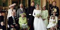 A rainha Elizabeth II presenteou o neto, príncipe Harry, e Meghan Markle com uma mansão em Londres  Foto: Getty Images / PurePeople