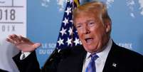Trump defende comércio mais equilibrado no G7  Foto: Leah Millis / Reuters