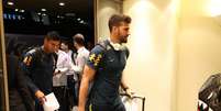 Seleção Brasileira chegou a Viena com atraso  Foto: Lucas Figueiredo / CBF