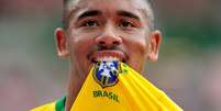 Gabriel Jesus é o artilheiro da Seleção Brasileira  Foto: Heinz-Peter Bader / Reuters