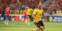 Hazard é um dos principais nomes da seleção da Bélgica (Foto: Emmanuel Dunand / AFP)  Foto: Lance!
