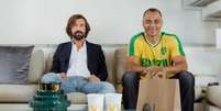 Pirlo e Cafu, entre outros atletas, estrelam campanha publicitária para a Copa do Mundo da Rússia (Foto: Divulgação)  Foto: Lance!