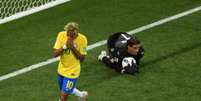 Neymar até tentou, mas não conseguiu ajudar o Brasil a vencer a Suíça na estreia da Copa de 2018 (Foto: AFP)  Foto: Lance!
