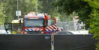 Caminhão dos bombeiros em local de atropelamento em Landgraaf, na Holanda 18/06/2018 REUTERS/Thilo Schmuelgen  Foto: Reuters