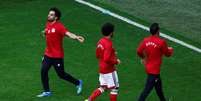 Salah no aquecimento para jogo Egito x Rússia 18/06/2018  REUTERS/Anton Vaganov  Foto: Reuters