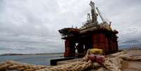 Plataforma de petróleo no Porto de Açu, em São João da Barra (RJ)  Foto: Ricardo Moraes / Reuters