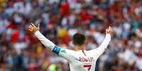 Cristiano Ronaldo comemora gol marcado por Portugal 20/06/2018  REUTERS/Kai Pfaffenbach  Foto: Reuters