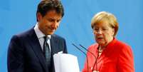 Merkel e Conte concedem entrevista em Berlim
 18/6/2018    REUTERS/Hannibal Hanschke   Foto: Reuters