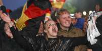 Do sofrimento à alegria: os alemães vivem jogo de altas emoções contra a Suécia neste sábado (23) pela Copa  Foto: Christian Mang / Reuters