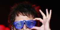 Muse fechou o primeiro dia do Rock in Rio, na foto, Matthew Bellamy  Foto: Hugo Correia / Reuters