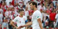 O atacante Robert Lewandowski, principal jogador da Polônia  Foto: Christian Hartmann TPX IMAGES OF THE DAY / Reuters