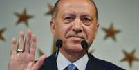 Erdogan, de 64 anos, é considerado o segundo homem mais poderoso de toda a história da Turquia  Foto: AFP / BBC News Brasil