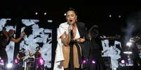 Demi Lovato se emociona ao cantar &#039;Sober&#039; pela primeira vez  Foto: Rock in Rio / Divulgação