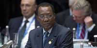 Presidente do Chade, Idriss Déby, é visto como negligente na erradicação do verme-da-guiné  Foto: Mark Schiefelbein / Getty Images 