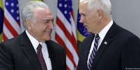 Temer e Pence discutiram temas como imigração e Venezuela em reunião em Brasília  Foto: DW / Deutsche Welle