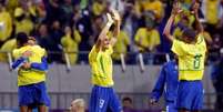 Brasil bateu turcos e chegou à final de Copa pela última vez (foto: DAMIEN MEYER / AFP)  Foto: Lance!