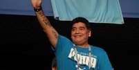 Diego Maradona na arquibancada durante jogo Argentina x Nigéria 26/06/2018  REUTERS/Sergio Perez  Foto: Reuters