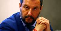 O ministro do Interior da Itália, Matteo Salvini, que adotou uma posição linha-dura contra a imigração no país.  Foto: DW / Deutsche Welle