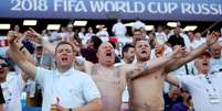 Torcedores da Inglaterra durante jogo com a Bélgica 28/06/2018 REUTERS/Marko Djurica  Foto: Reuters