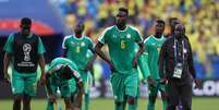 Seleção de Senegal foi a última eliminada entre os africanos, que caíram na fase de grupos na Rússia  Foto: Michael Steele / Getty Images