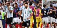 Messi desolado na Rússia: vai disputar mais uma Copa? (Foto: FRANCK FIFE / AFP)  Foto: Lance!