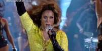 A Globo foi criticada nas redes sociais após a comediante Helga Nemeczyk fazer blackface para se apresentar como Beyoncé no 'Show dos Famosos'  Foto: Reprodução de cena do programa 'Domingão do Faustão'/Globo / Estadão