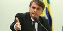 Bolsonaro durante sess&atilde;o  Foto: Fabio Rodrigues Pozzebom / Ag&ecirc;ncia Brasil