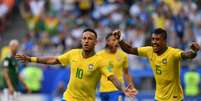 Brasil bateu o México por 2 a 0 e se classificou às quartas de final da Copa do Mundo na última segunda (Foto: AFP)  Foto: Lance!