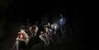 Tailândia divulga novo vídeo de meninos presos em caverna  Foto: ANSA / Ansa - Brasil