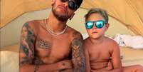 Neymar e Davi Lucca  Foto: O Fuxico