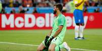 Goleiro lamentou gol de bola parada  Foto: Toru Hanai / Reuters