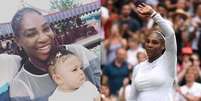 Serena Williams e a filha Alexis Olympia  Foto: Instagram @serenawilliams | Oli Scarff/ AFP / Estadão