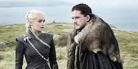 Emilia Clarke e Kit Harington em 'Game of Thrones'  Foto: IMDB / Divulgação