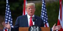 Presidente dos EUA, Donald Trump, durante entrevista coletiva em Chequers, no Reino Unido 13/07/2018 REUTERS/Hannah McKay  Foto: Hannah McKay / Reuters