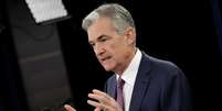 Chairman do Federal Reserve, Jerome Powell, durante coletiva de imprensa em Washington 13/06/2018 REUTERS/Yuri Gripas   Foto: Reuters