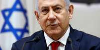 O primeiro-ministro de Israel, Benjamin Netanyahu, comemorou o resultado  Foto: Gali Tibbon/Pool / Reuters