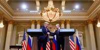 Cúpula Trump-Putin em Helsinque 16/07/2018 REUTERS/Kevin Lamarque  Foto: Reuters