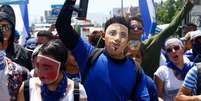 Manifestantes contra presidente da Nicaragua, Daniel Ortega, em Managua
 12/7/2018    REUTERS/Oswaldo Rivas  Foto: Reuters